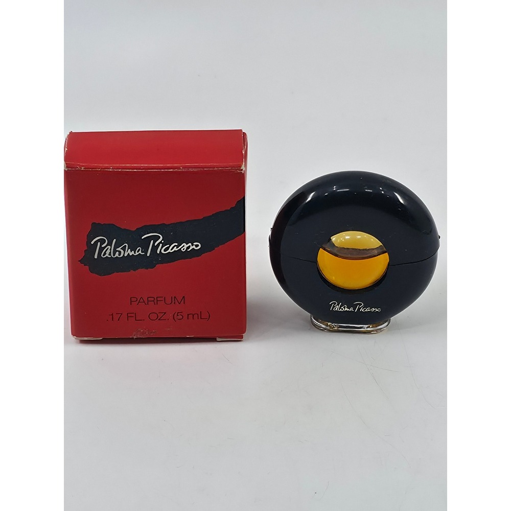 Paloma Picasso Parfum .17 oz 5ml Miniature Vintage Fragrance with Box Cosmair